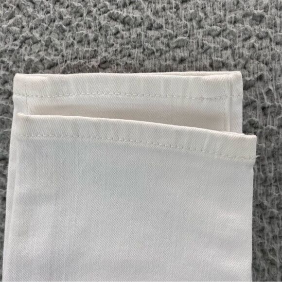 Frame Denim Le Skinny de Jeanne Women's White Mid-Rise Ankle Jeans | Size: 25 - Picture 15 of 16